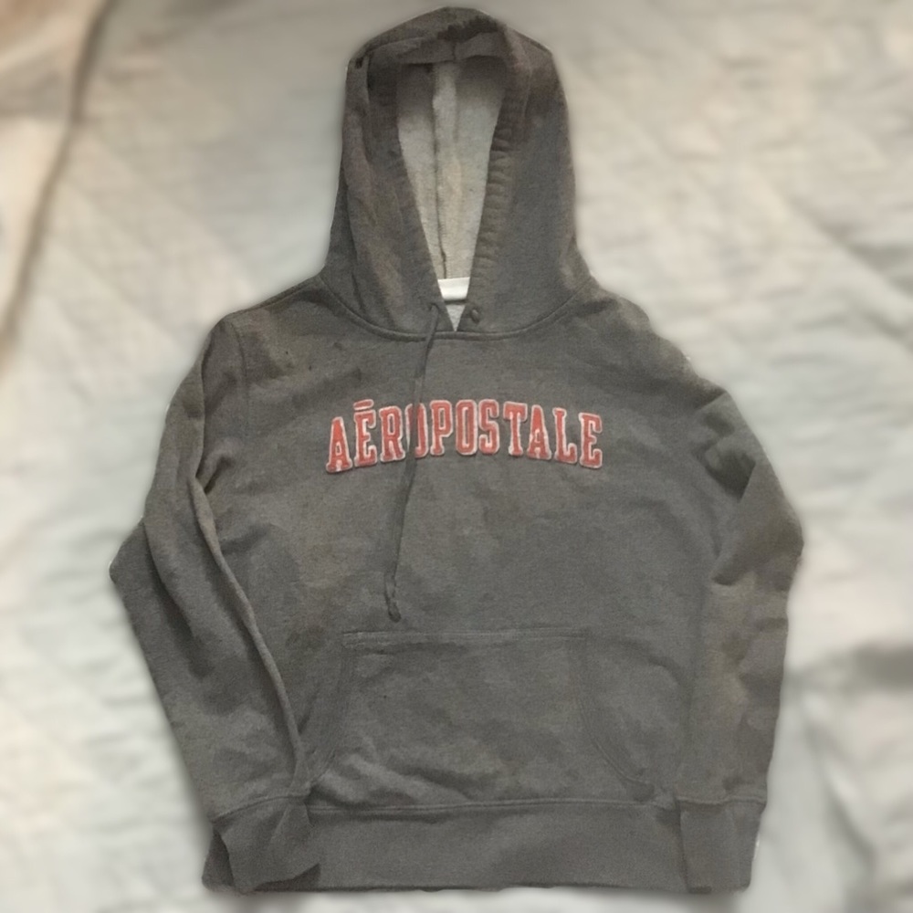 Gray Aeropostale Pullover Hoodie